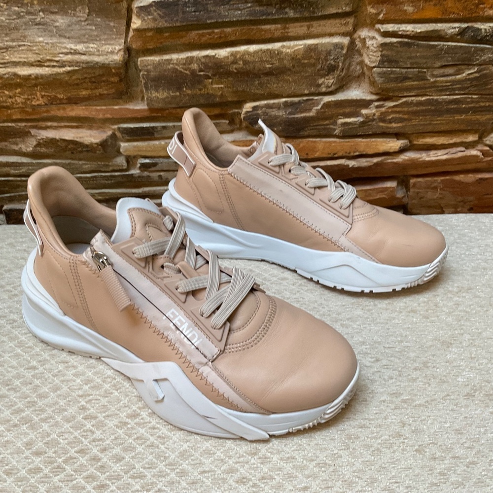 Fendi Flow Neutrals Sneakers (8.0) - Picture 3 of 8